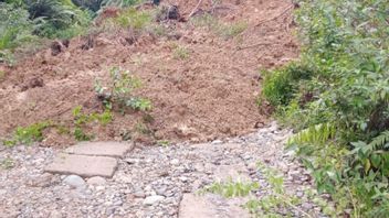 Tanah Longsor Putus Akses Jalan 2 Desa di Kabupaten Mukomuko, Dinas PUPR Sewa Alat Berat Bersihkan Material