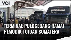 VIDEO: H -10 Jelang Lebaran, Terminal Pulogebang Mulai Ramai Pemudik