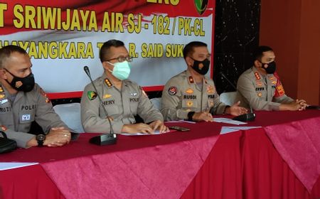 Tim DVI Polri Terima 40 Sampel DNA dari Keluarga Penumpang Sriwijaya Air SJ-182