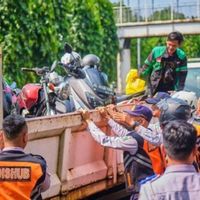 Parkir Liar, 20 Motor di Pancoran Jaksel Ditindak Aparat