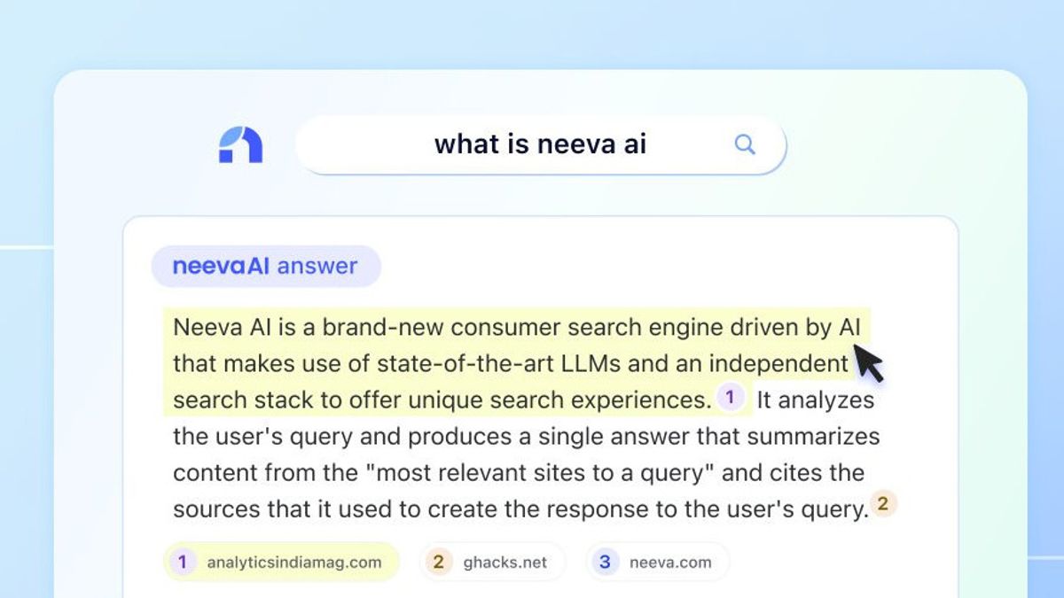 Neeva, <i>Startup</i> Mesin Pencari Pesaing Google, Menutup Layanan dan Beralih ke AI