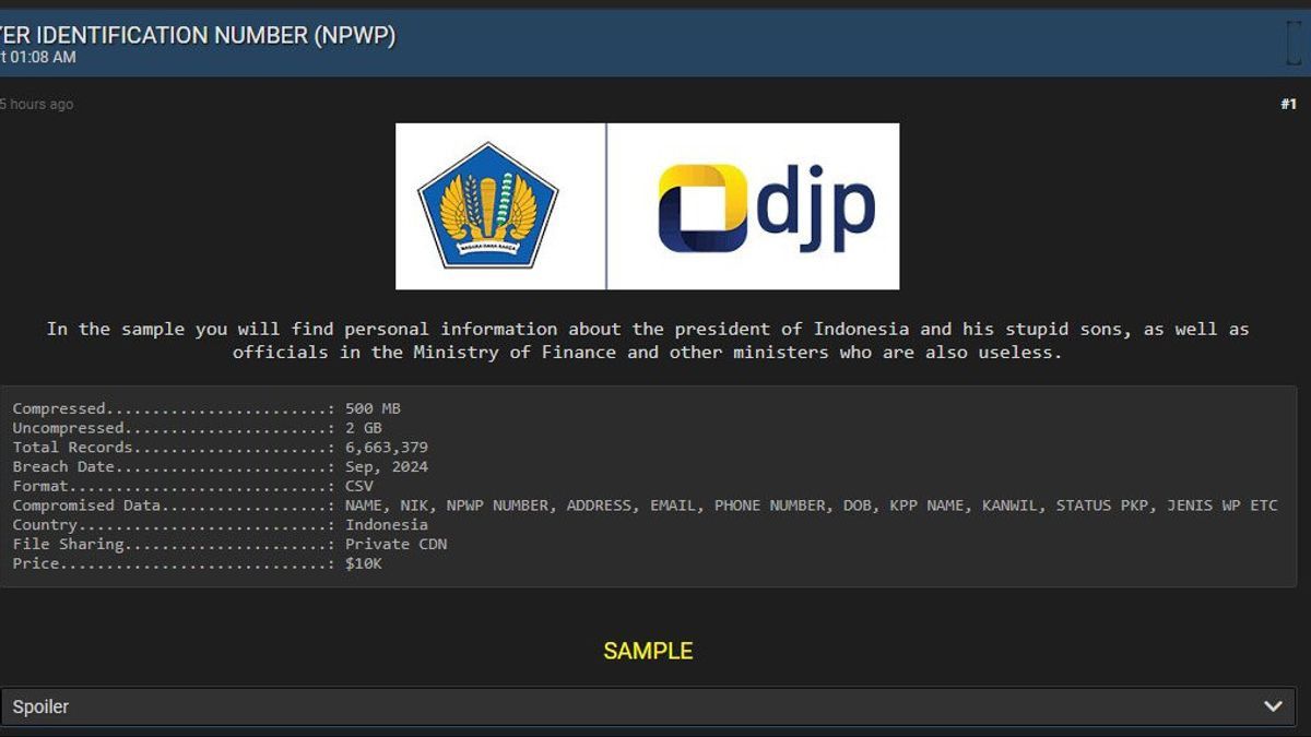 Kebocoran Data Kembali Terjadi, Komisi I DPR: Ini Alarm Keras Buat Pemerintah