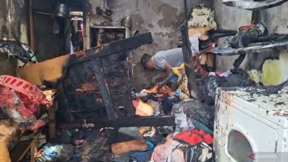 Tabung Gas Setrika Uap Meledak, Laundry di Ciracas Porak-poranda