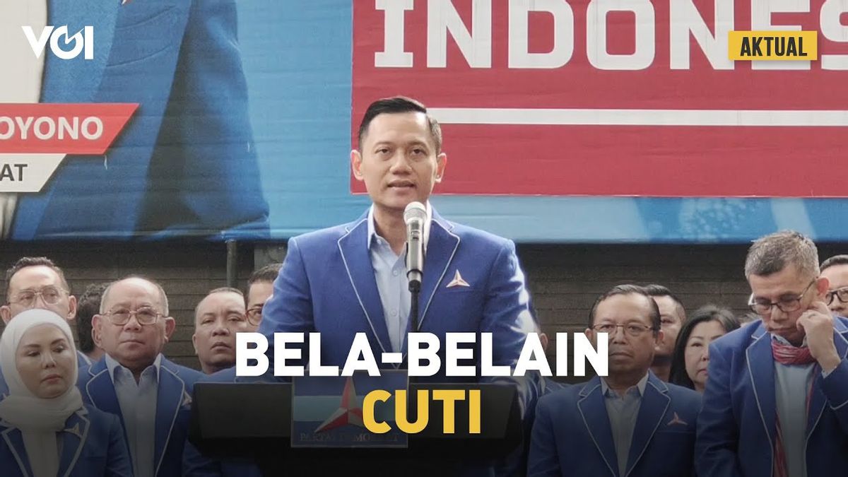 视频:AHY Bela-除了休假外,为了来到KPU,祝贺Prabowo-Gibran