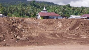 Rampung nettoyé PUPR, le terrain de réaffectation des victimes des inondations aéroportuaire Ternate construit bientôt une maison