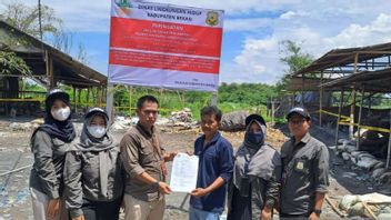 Fusion d’aluminium à Cibarusah Bekasi Cemari Lingkungan, Gouvernement du Seal temporaire