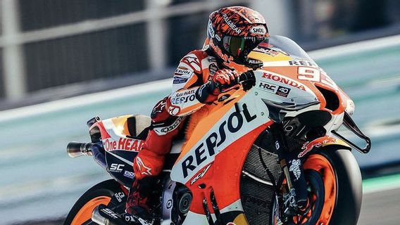 Bagikan Momen Marquez Jalani Tes di Misano, Repsol Honda: Balapan Lagi