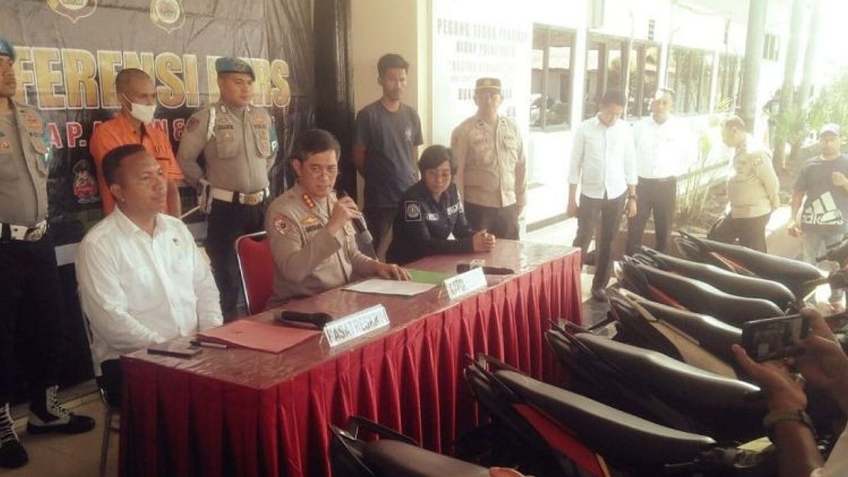 Ambon Police Arrest Recidivist Theft Of 11 Motorcycles