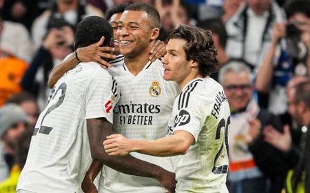 Real Madrid Pangkas Jarak Poin dengan Barcelona, Ancelotti Puji Mbappe