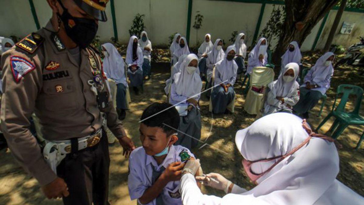 Faible Vaccination Enseignant-élève COVID, IDAI Aceh N’a Pas Recommandé L’enseignement En Face à Face