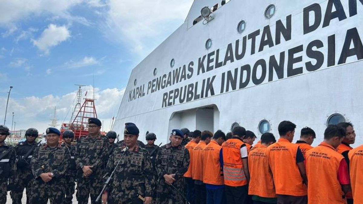 KKP Tangkap Dua Kapal Ikan Asing Berbendera Vietnam di Perairan Natuna Utara Kepri