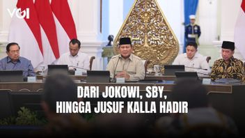 National Dinner at the Palace, President Prabowo Invites Former Presidents and Party Chairmen