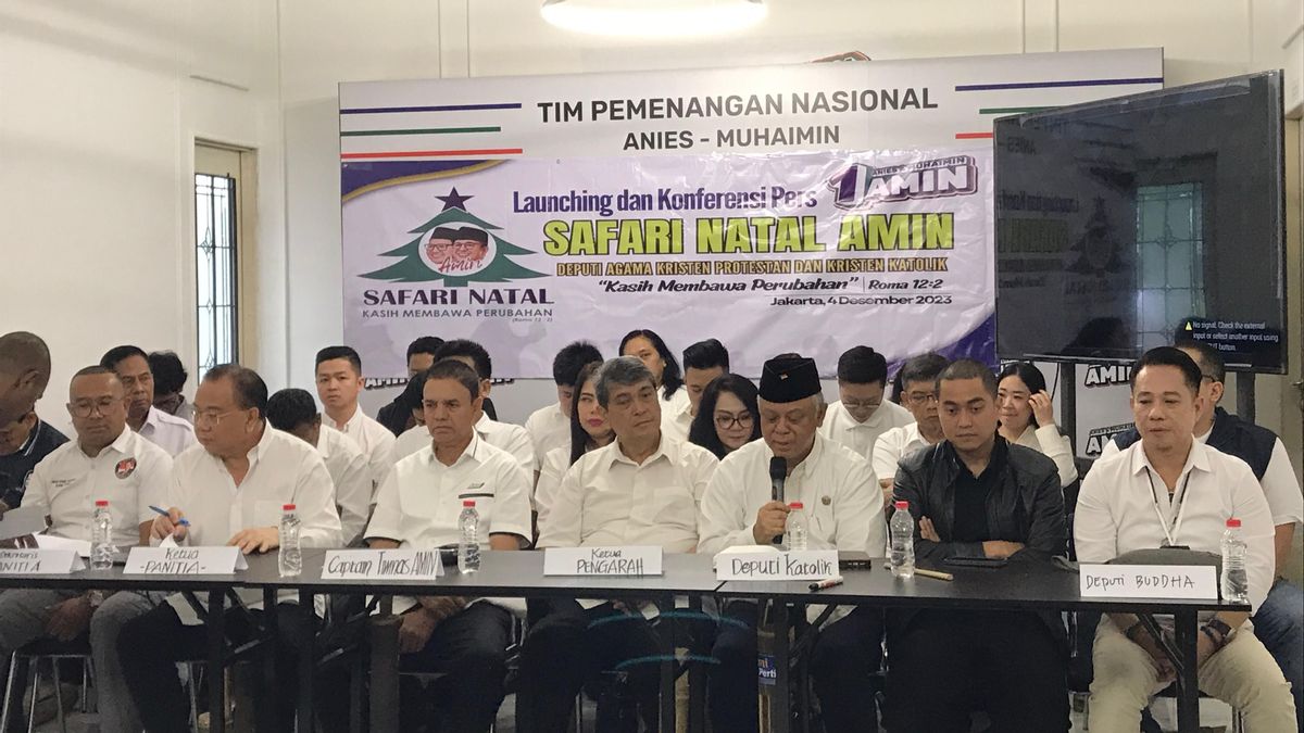 Anies-Cak Imin Will Be Christmas Safari During Campaign, AMIN National Team: Not In Place Of Worship