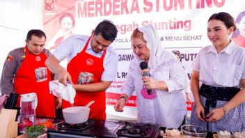 棉兰市长Bobby Nasution烹饪健康菜单，以防止Megawati食谱中的发育迟缓