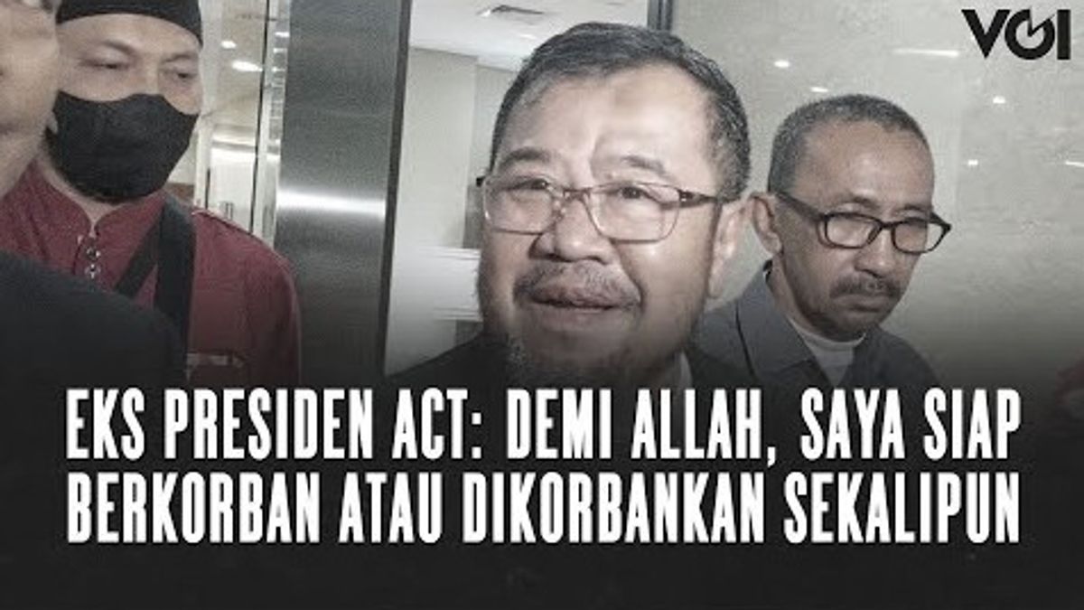 VIDEO: After Examining, Former ACT President: By Allah, I'm Ready To Sacrifice Or Even Be Sacrificed