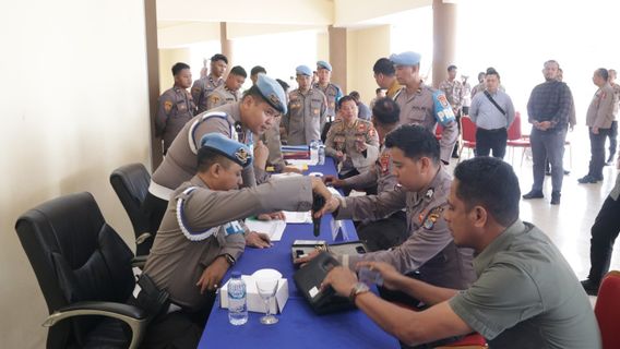 Itwasum Mabes Polri Periksa Senpi dan Amunisi Polda Kaltara 