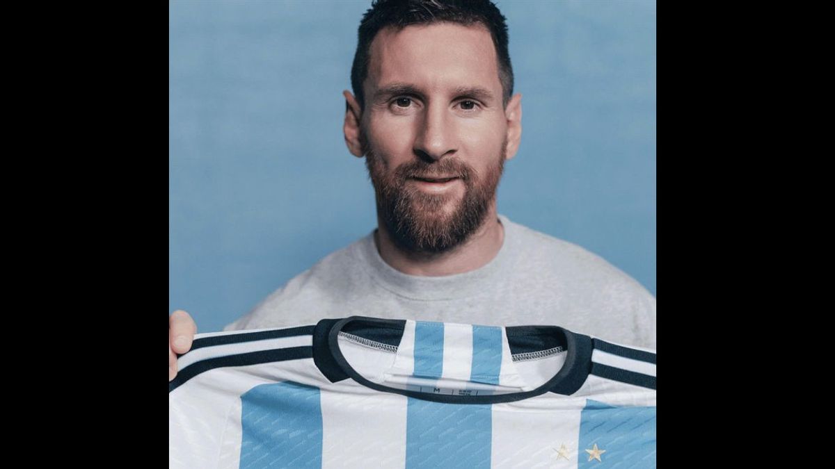 Jersey Lionel Messi di Putaran Final Piala Dunia 2022 Terjual Rp120 Miliar