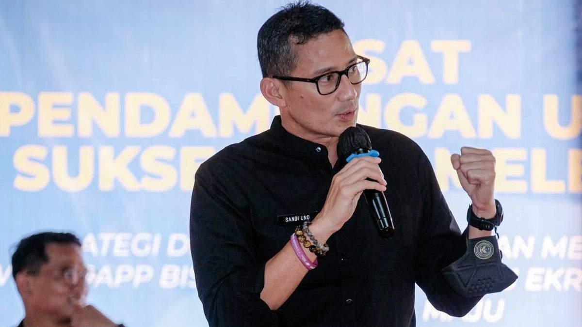 Di Sukabumi, Menparekraf Sandiaga Uno Bicara Soal Kolaborasi Program Ok Oce dengan UMKM