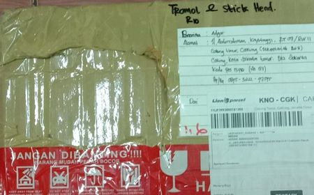 Temui Paket Berisi Ganja 1 Kg Tujuan Jakarta, Lion Parcel Lapor Polisi