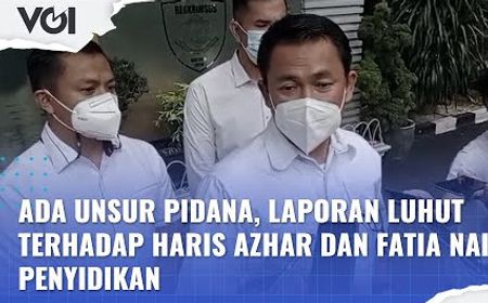 VIDEO: Ada Unsur Pidana, Laporan Luhut terhadap Haris Azhar dan Fatia Naik Penyidikan