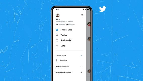 Twitter Uji Coba Tampilan Baru Menu Sidebar dalam Aplikasi untuk Pengguna iOS 