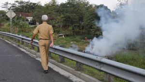 Ganjar Pranowo Padamkan Api di Pinggir Tol Bawen-Ungaran Cegah Kecelakaan Seperti di Tol Pejagan