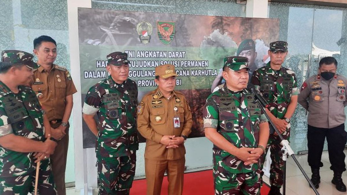 TNI AD Manfaatkan 200 Hektare Lahan di Tebo, Gubernur Jambi: Mari Kolaborasi Jaga Ketahanan Pangan 