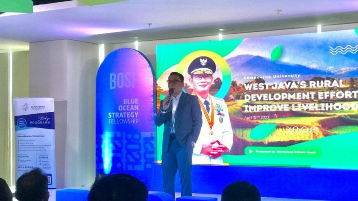 Ridwan Kamil: Pembangunan Desa Kunci Pertumbuhan Ekonomi Nasional