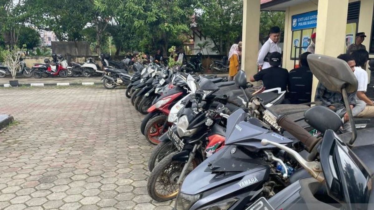 Arrest 2 Perpetrators Of Ranmor, Baruga Kendari Police Secure 18 Motorcycles