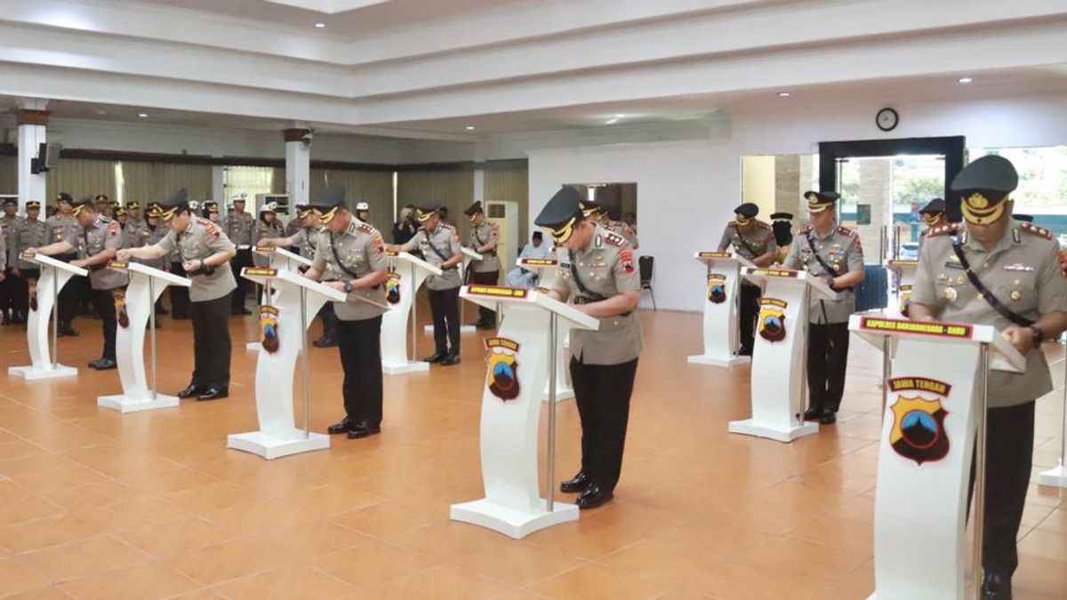 Entering The Political Year, Central Java Police Chief Rotation 15 Medium Officers To Maintain Neutrality