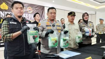 Circulation Of 5.3 Kilograms Of Methamphetamine From North Sumatra, Thwarted By Bogor Police In Parung