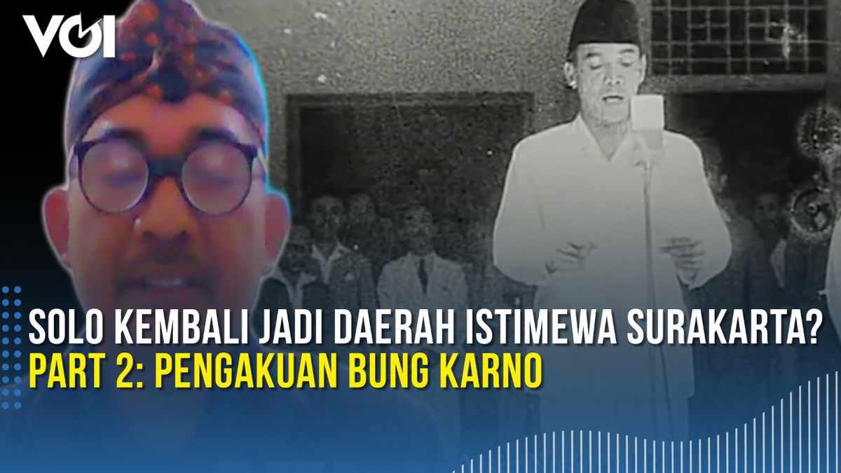 VIDÉO: Solo Est De Retour à être Une Région Spéciale De Surakarta? Partie 2 : La Confession De Bung Karno