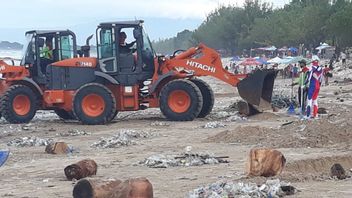 Sejak Oktober, Total 600 Ton Sampah Kotori Pesisir Pantai di Badung Bali 