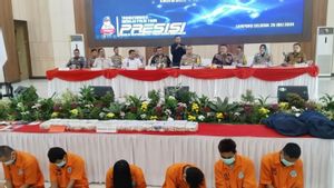Lampung Police Reveals Circulation Of 30 Kilograms Of Crystal Methamphetamine From Malaysia