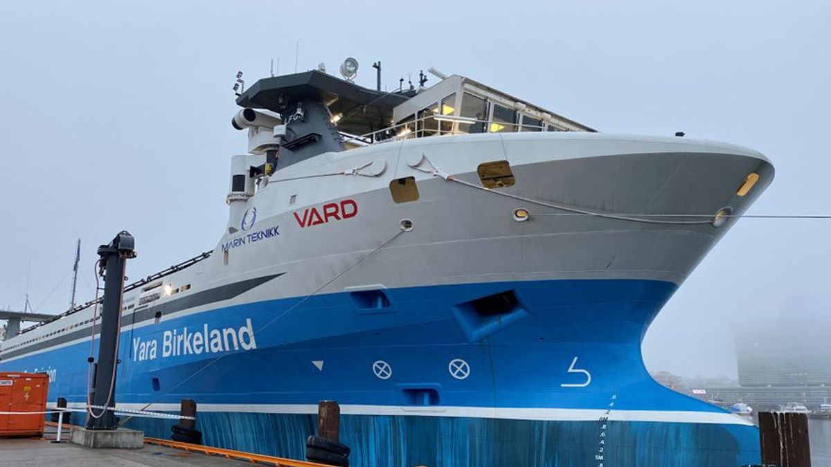 首艘电动和自导船即将在挪威南海航行