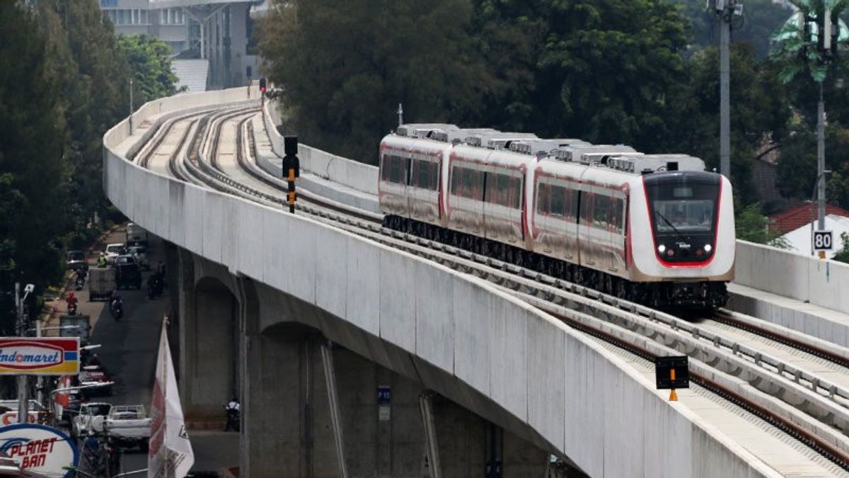 Progres LRT Phase 1B Velodrome-Manggarai 达到31.14%