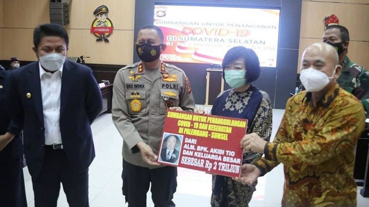 A été Examiné Cas De IDR 2 Billions Bodong Aide Akidi Tio, Chef De La Police De Sumatra Du Sud Maintenant Retiré