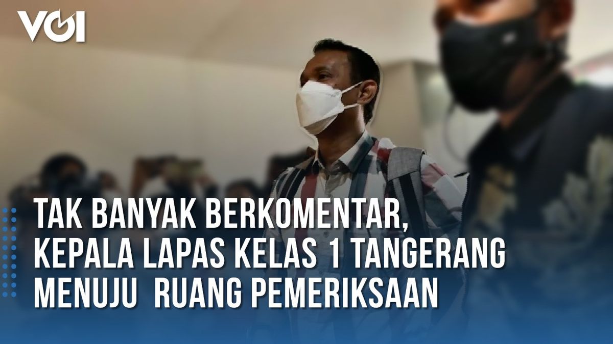 VIDEO: Hanya Terdiam, Kalapas Datang Diperiksa atas Kasus Kebakaran Lapas Tangerang