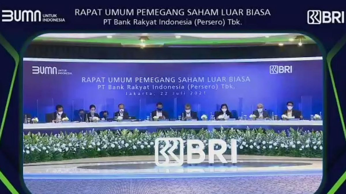 RUPSLB BRI Setujui Pelepasan 28,67 Miliar Saham Melalui <i>Rights Issue</i>