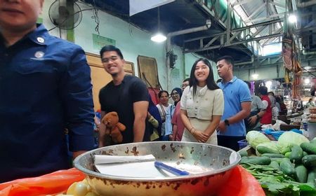 Blusukan Bareng Istri, Kaesang Harapkan Pasar ‘Pajak’ Tradisional di Medan Lebih Modern