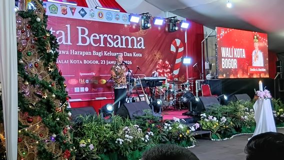 544 ans de Bogor, c'est la première fois que Noël est célébré au centre du gouvernement