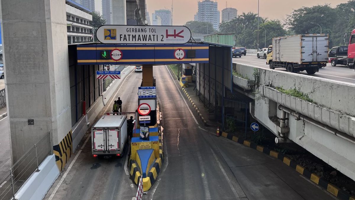 مكة المكرمة - اكتمل مشروع غاليان TB Simatupang ، وتم إيقاف الخط المجاني لطريق Fatmawati 2 Toll