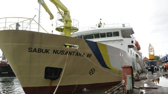 Ministry Of Transportation Released KM Belt Nusantara 88 To Operate On North Maluku Sea Toll Road