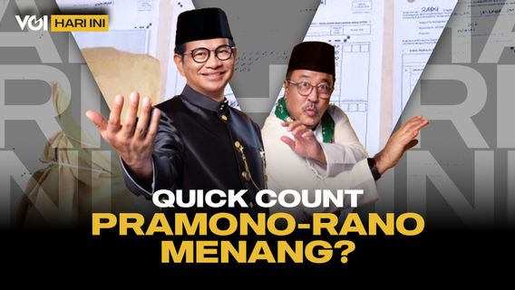 VOI Hari Ini: Megawati Mungkin Full Senyum, Pramono-Rano Unggul di Quick Count Pilkada Jakarta 2024