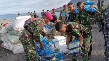 The Ministry Of Social Affairs Distributes Aid For Earthquake Victims Of Mount Space