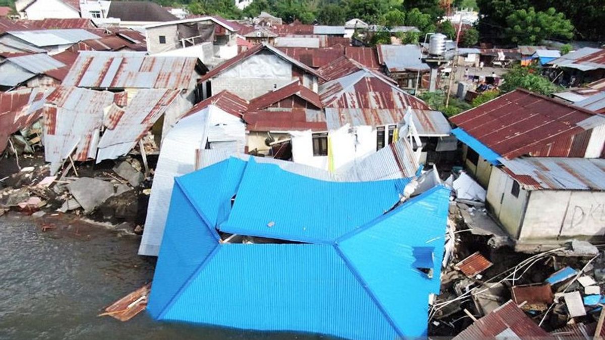 BMKG：不正确的意见 极端天气地震在南米纳哈萨的阿穆朗海滩造成灾难