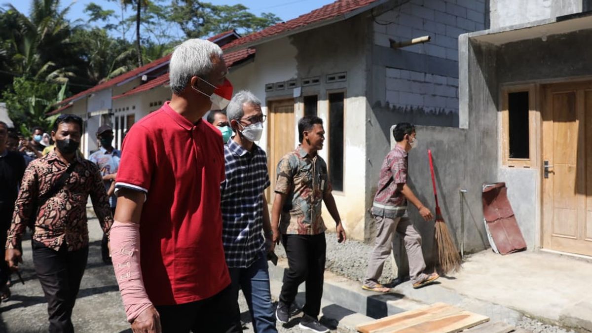 Ganjar Pranowo Prepares Hundreds Of Habitable Homes For The Poor