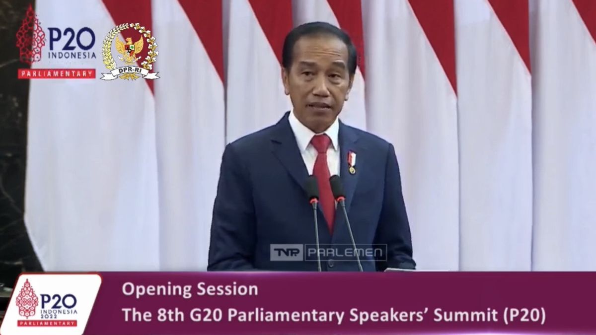 Buka P20 di DPR, Jokowi Ajak Parlemen Dunia Jadi Jembatan Bawa Misi Perdamaian