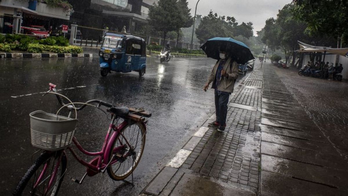 天気予報4月27日水曜日:ジャカルタの小雨と雷雨