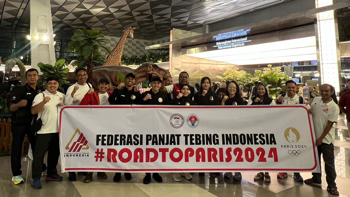 4 Atlet Panjat Tebing Bertolak ke Olimpiade 2024